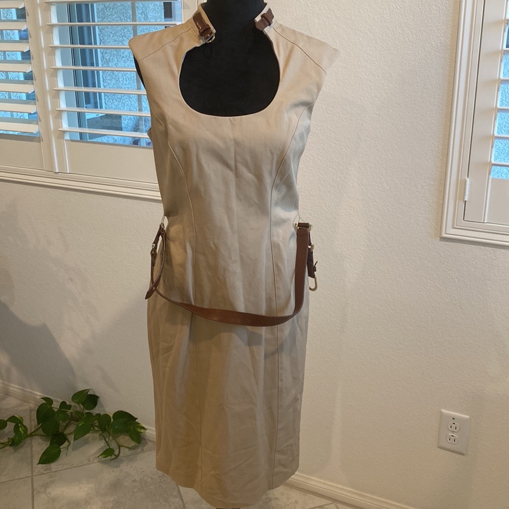 NWT Cache tan dress